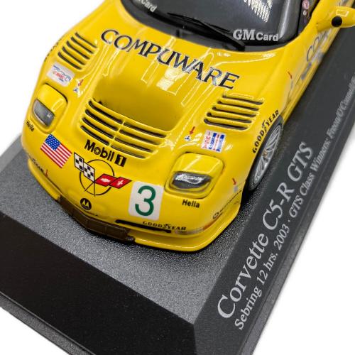MINICHAMPS (ミニチャンプス) モデルカー シボレー コルベット C5R 優勝車 2003 セブリング 400