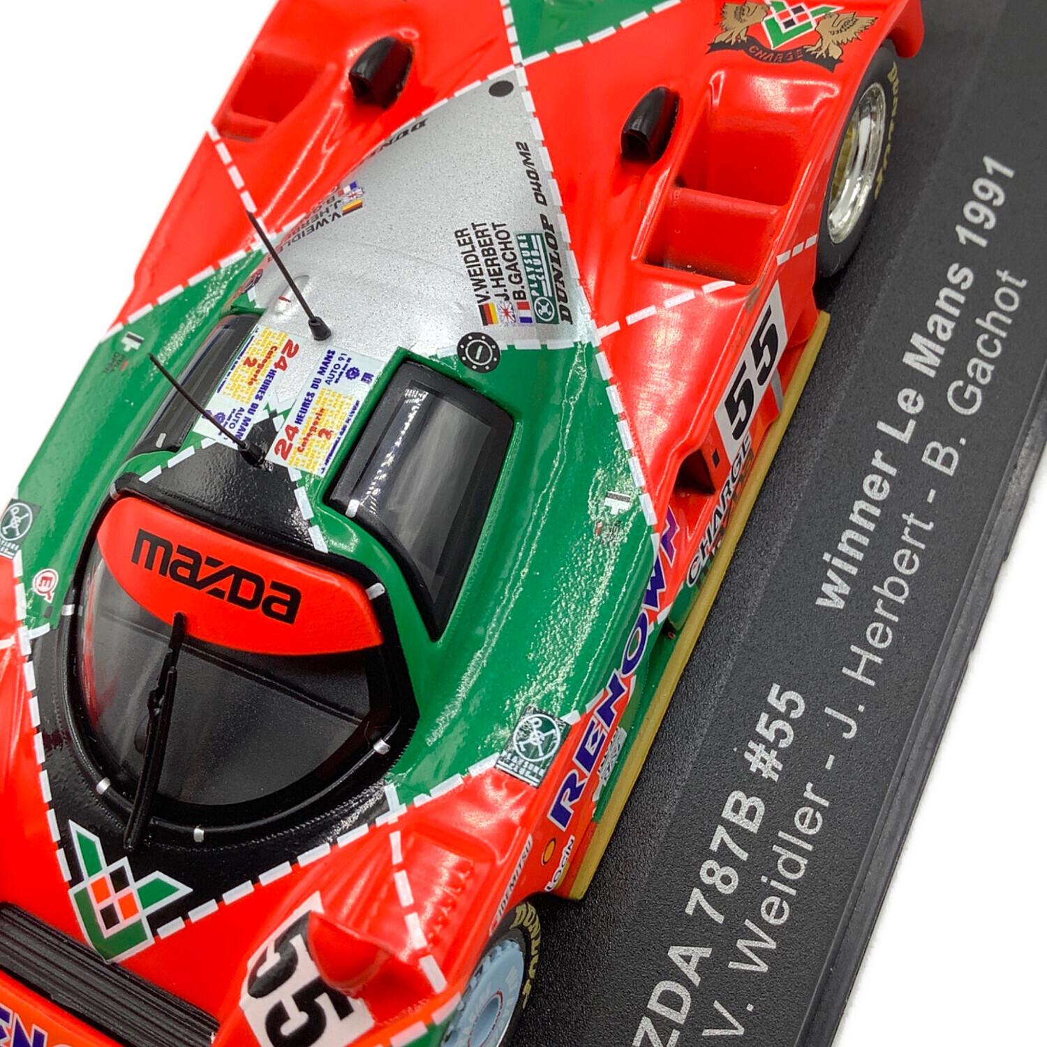 ixo チャージ マツダ 787B ルマン 1991 優勝車 MAZDA イクソ IXO (イクソ) モデルカー 1/43 マツダ787B #55 Winner Le Mans 1991