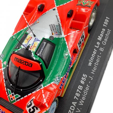 IXO (イクソ) モデルカー 1/43 マツダ787B #55 Winner Le Mans 1991