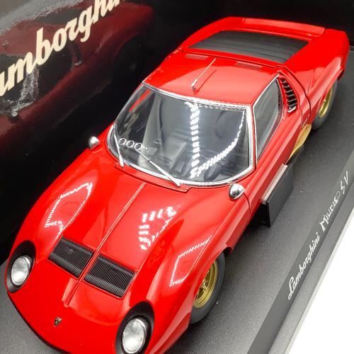 京商 (キョウショウ) モデルカー 1/18 Lamborghini Miura P400 SV(レッド) 「GORGEOUS COLLECTION」