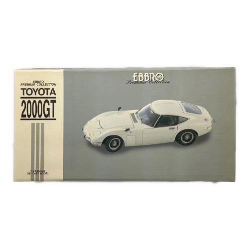 EBBRO (エブロ) モデルカー 1/24 TOYOTA 2000GT(ホワイト)