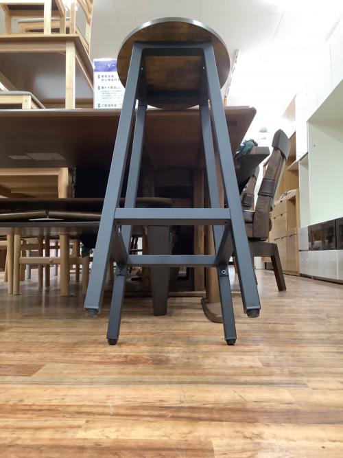 カウンターチェアー ブラウン×ブラック