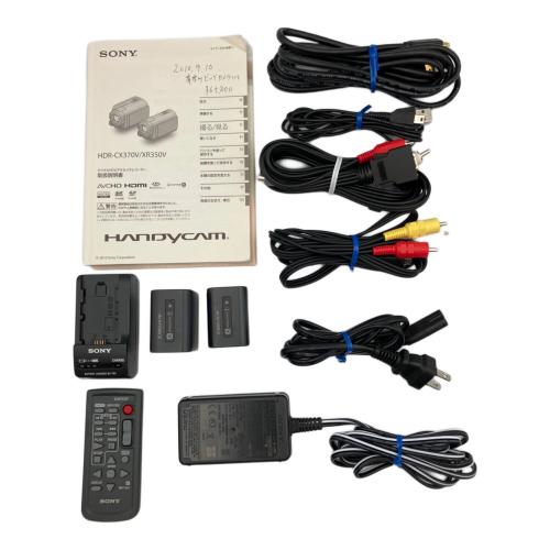 【美品】SONYビデオカメラHDR-CX370V + 別売りアクセサリーセット SONY (ソニー) ビデオカメラ HDR-CX370V｜トレファクONLINE