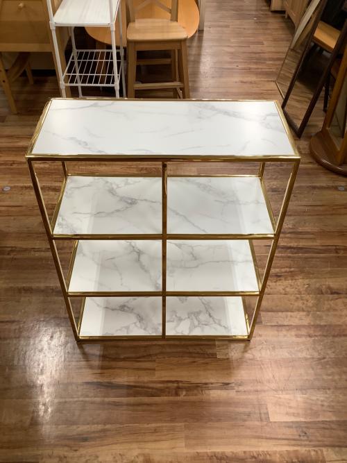 Franc franc (フランフラン) シェルフ ホワイト 220 4段 レーヌ