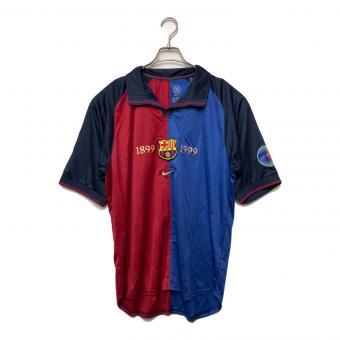 NIKE (ナイキ) ゲームシャツ メンズ SIZE M ネイビー×レッド FCバルセロナ 99/00シーズン クラブ創立100周年記念ユニフォーム センテニアルユニフォーム 復刻版 118863