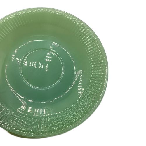 Fire King (ファイヤーキング) カップ&ソーサー 1950-1960年代 グリーン ジェーンレイ