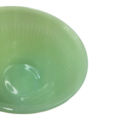 Fire King (ファイヤーキング) カップ&ソーサー 1950-1960年代 グリーン ジェーンレイ