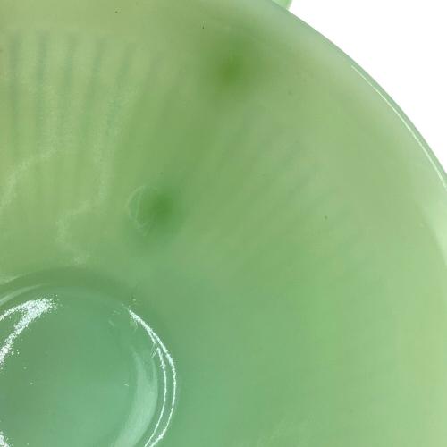 Fire King (ファイヤーキング) カップ&ソーサー 1950-1960年代 グリーン ジェーンレイ