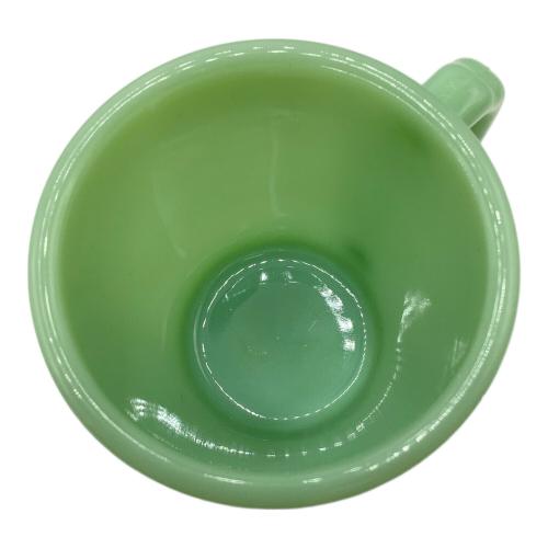 Fire King (ファイヤーキング) マグカップ 1950-1960年代 グリーン ジェダイ