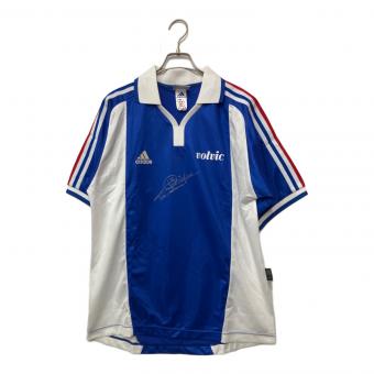 adidas (アディダス) サッカーユニフォーム メンズ SIZE L ブルー×ホワイト 日本代表 JD0006
