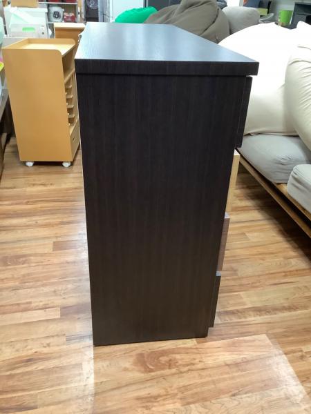 ニトリ チェスト ブラウン ローチェスト カレナ 120LC DBR3