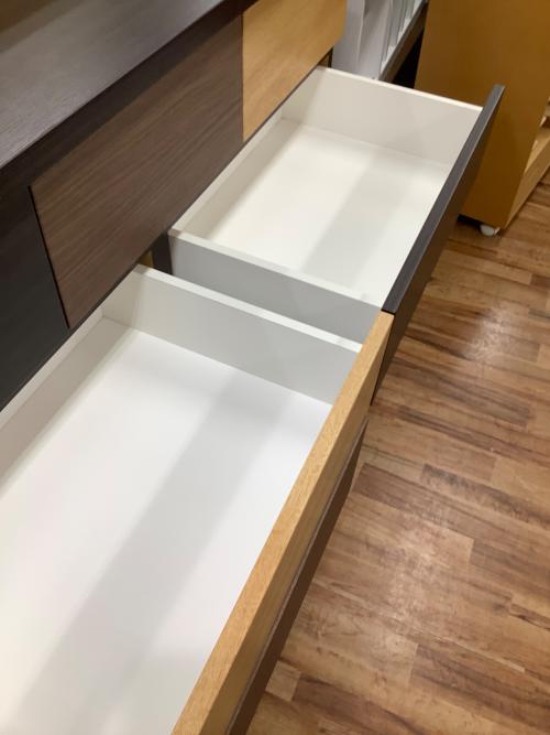 ニトリ チェスト ブラウン ローチェスト カレナ 120LC DBR3