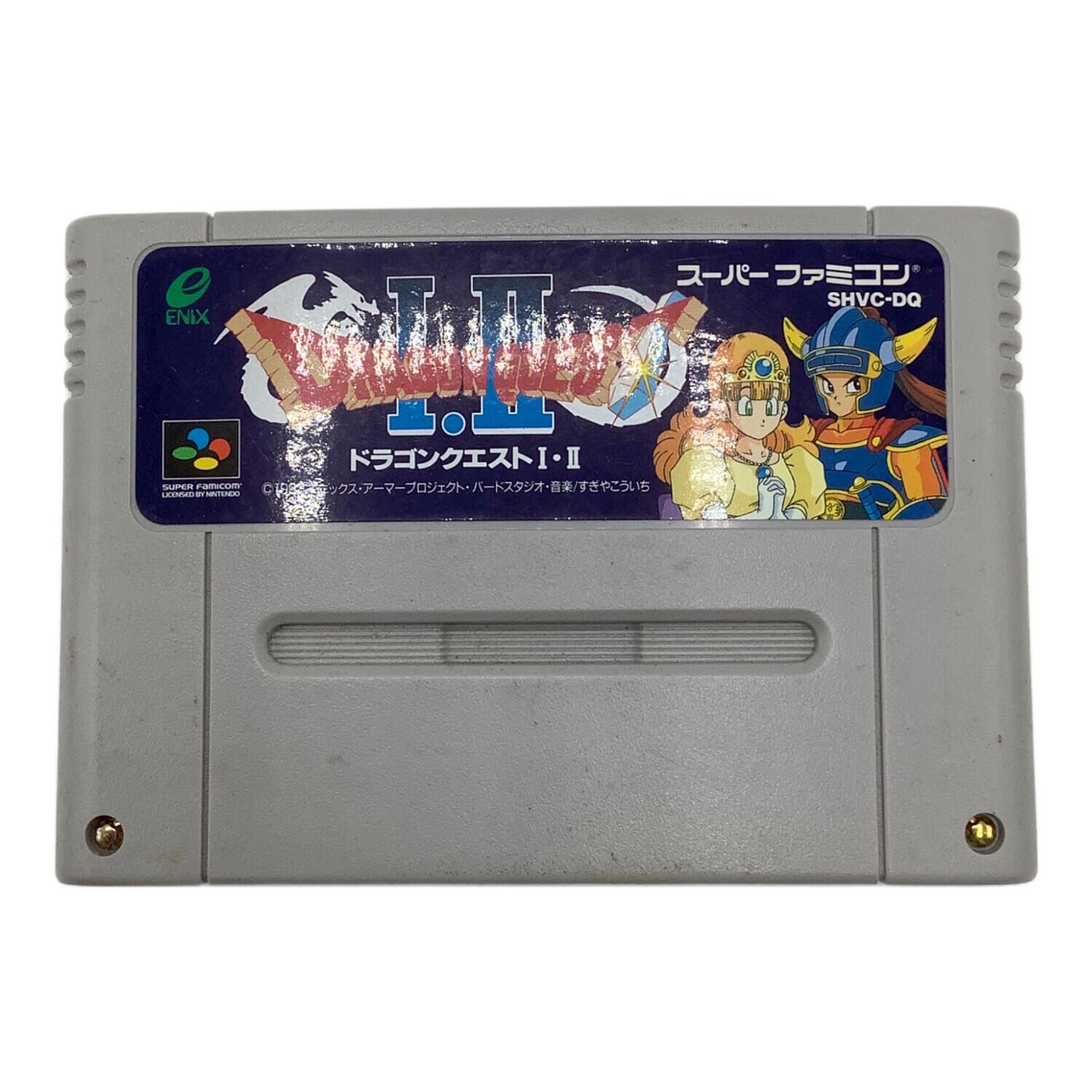 スーパーファミコン ドラクエI II ドラゴンクエスト Ⅰ・Ⅱ ドラクエ1＋2 スーパーファミコン 外箱付き