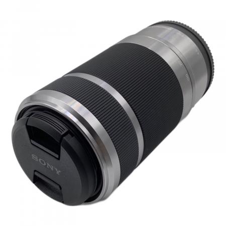 (SONY) SEL55210 ズームレンズ 55-210mm Sony SEL55210 55-210mm f/4.5-6.3 (Silver) Telephoto zoom lens for