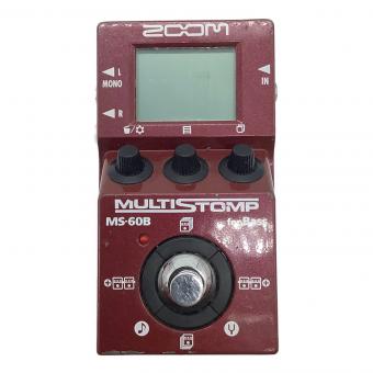 ZOOM (ズーム) ベース用マルチエフェクター MS-60B 本体のみ MultiStomp Bass Pedal