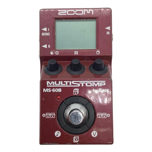 ZOOM (ズーム) ベース用マルチエフェクター MS-60B 本体のみ MultiStomp Bass Pedal