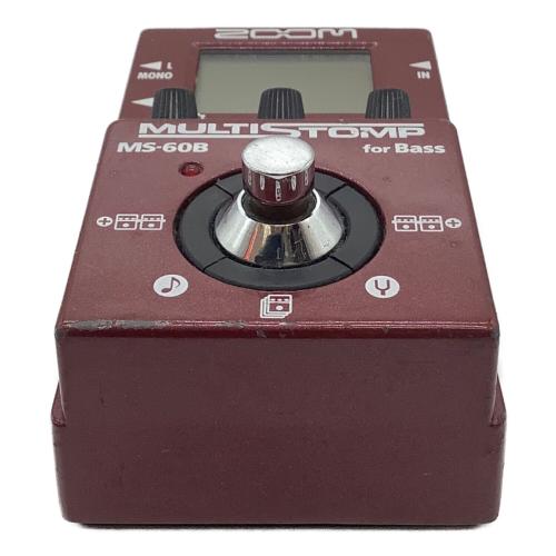 ZOOM (ズーム) ベース用マルチエフェクター MS-60B 本体のみ MultiStomp Bass Pedal