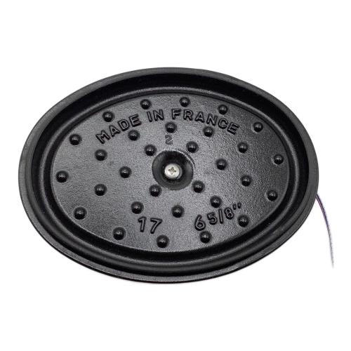 Staub (ストウブ) ココットオーバル ブラック 1L