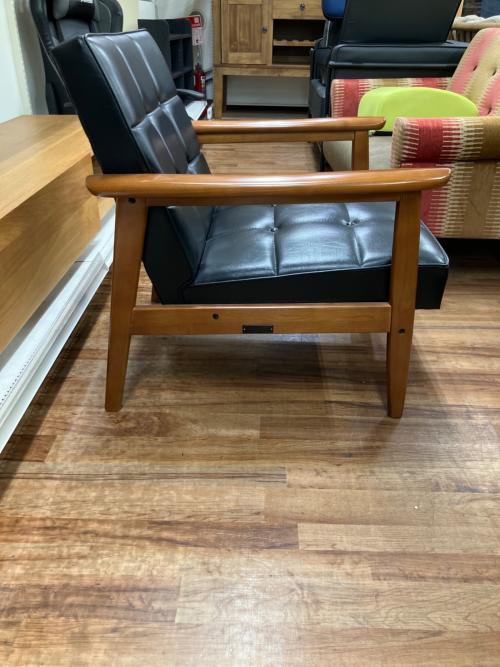 カリモク60 (カリモクロクマル) Ｋチェア ブラック 1人掛け