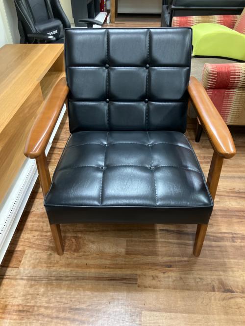 カリモク60 (カリモクロクマル) Ｋチェア ブラック 1人掛け