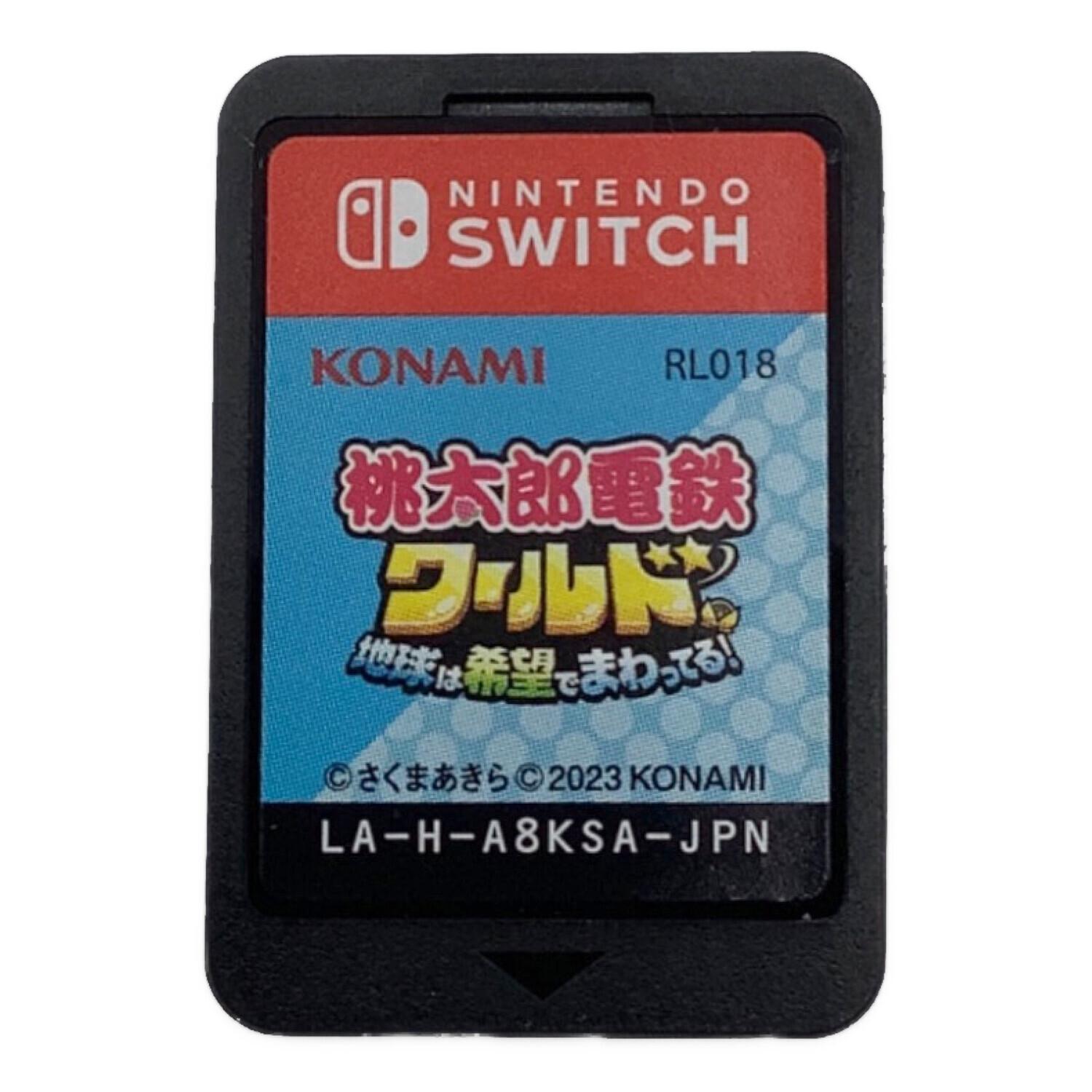 Nintendo Switch 青/赤 本体 & 桃太郎電鉄 ワールド（美品） ニンテンドースイッチ本体 桃鉄ワールド セット Nintendo Switch