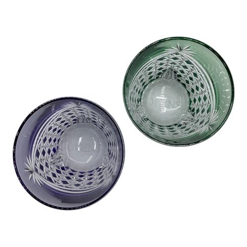 KAGAMI　四角籠目紋 グラスセット