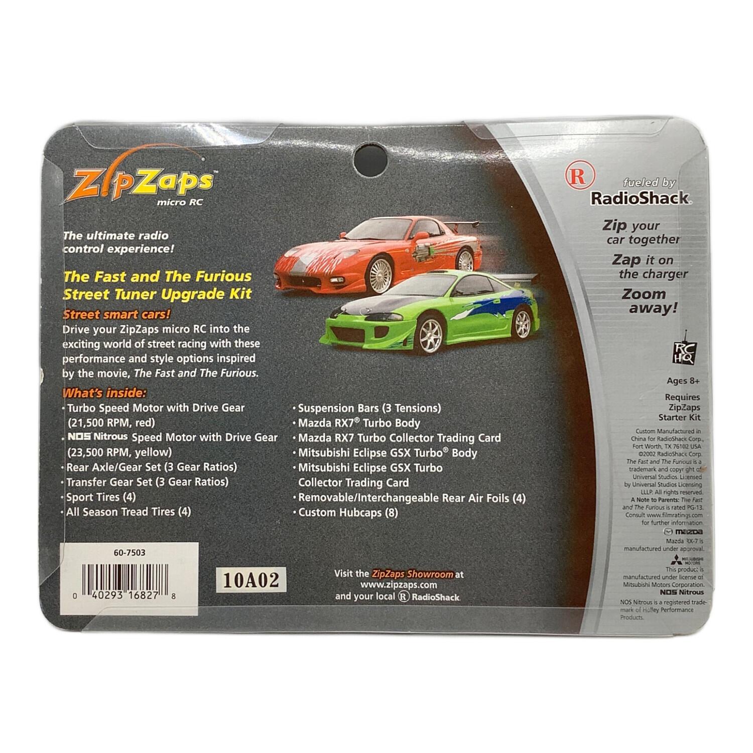 Zip Zaps THE FAST AND THE FURIOUS Street Tuner Upgrade Kit