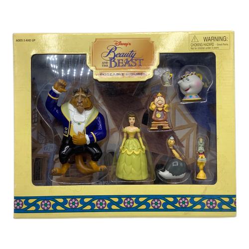 Disney Beauty And The Beast Poseable Figures ディズニーグッズ