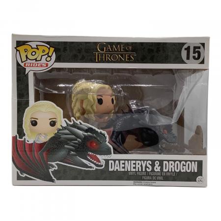 FUNKO POPRIDERS ゲームオブスローンズ DAENERYS＆DRAGON フィギュア