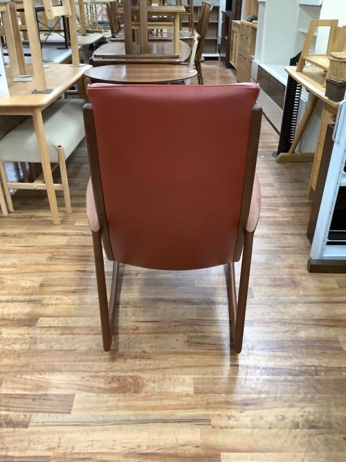 nissin(日清木工) MOEBIUS ROCKING CHAIR NC009W レッド×ブラウン N-en-