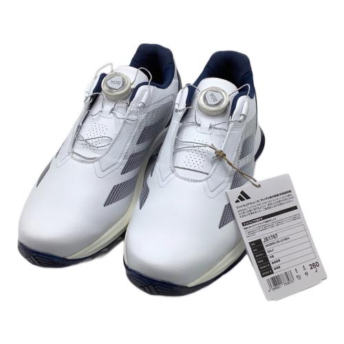 adidas (アディダス) ゴルフシューズ JS1767 メンズ SIZE 26cm ホワイト×ネイビー