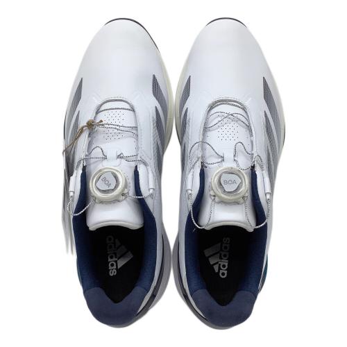 adidas (アディダス) ゴルフシューズ JS1767 メンズ SIZE 26cm ホワイト×ネイビー