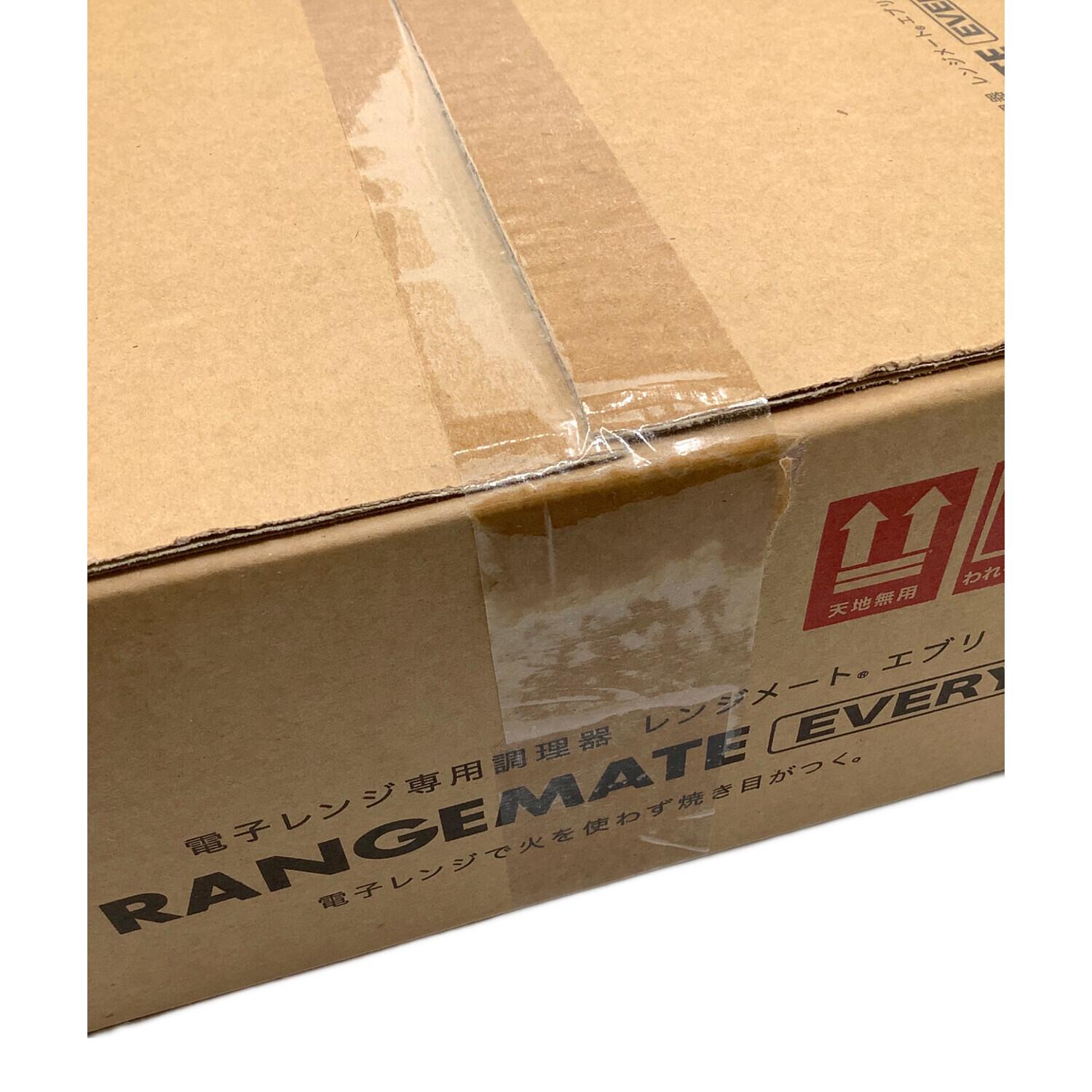 電子レンジ専用調理器具 レンジメイト・エブリ ホワイト×レッド