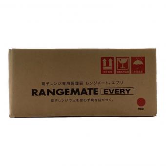 電子レンジ専用調理器具 レンジメイト・エブリ ホワイト×レッド