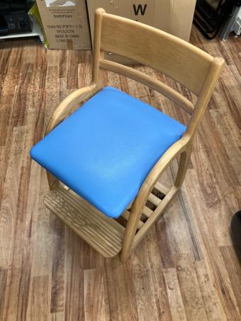 大塚家具 (オオツカカグ) デスクチェア SC015C ブラウン×ブルー