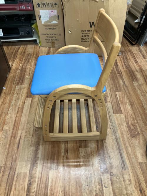 大塚家具 (オオツカカグ) デスクチェア SC015C ブラウン×ブルー