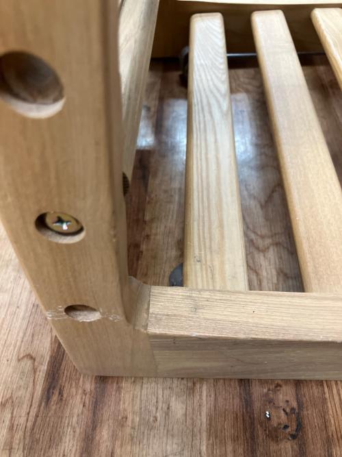 大塚家具 (オオツカカグ) デスクチェア SC015C ブラウン×ブルー