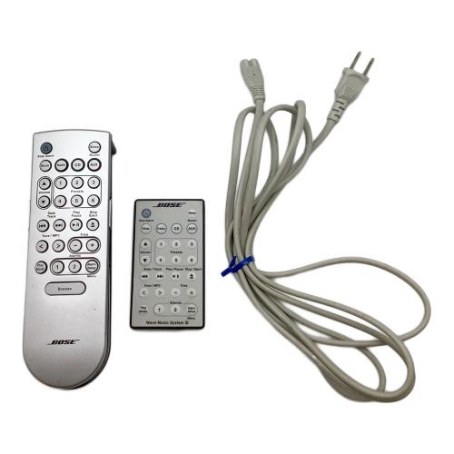 BOSE (ボーズ) CDプレーヤー Wave music system III リモコン裏劣化有