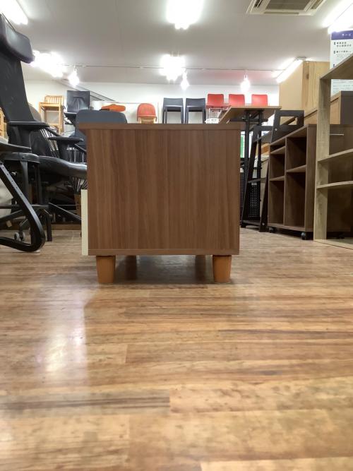 テレビボード ホワイト×ナチュラル