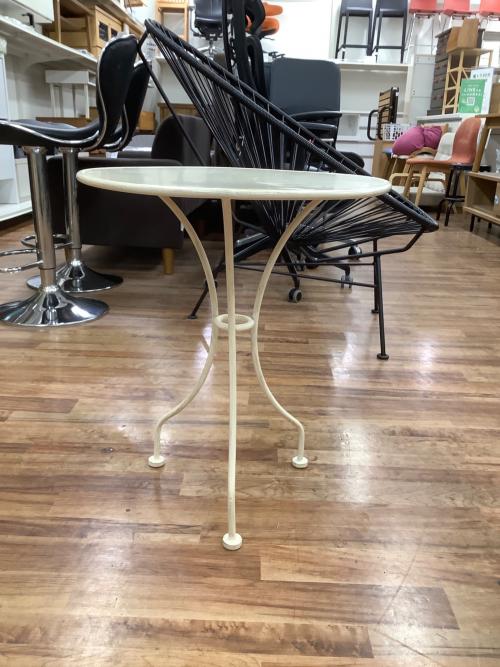 LAURA ASHLEY (ローラ アシュレイ) サイドテーブル アンティーク調 ホワイト camile side table