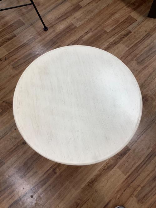 LAURA ASHLEY (ローラ アシュレイ) サイドテーブル アンティーク調 ホワイト camile side table