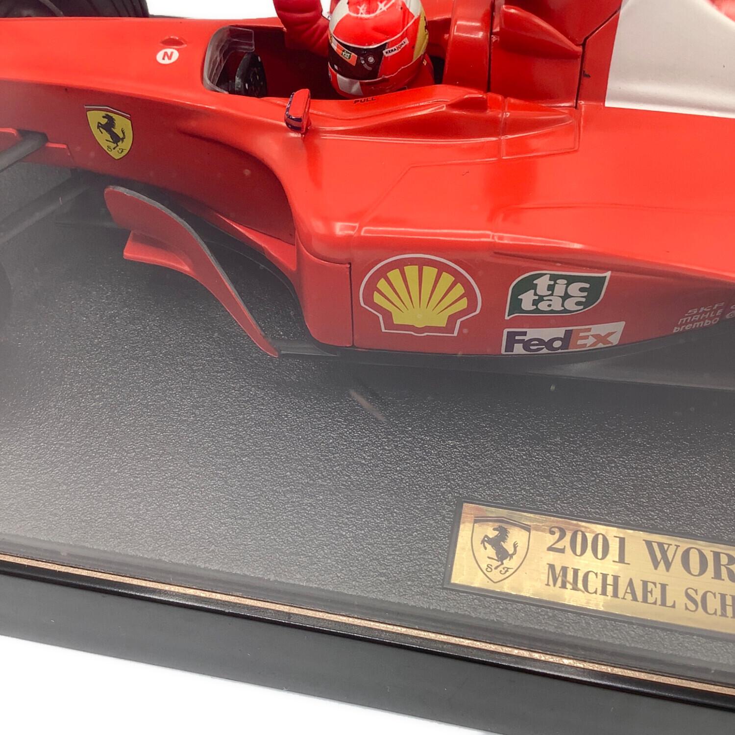 HOT WHEELS FERRARI F2001 Shell #1(レッド×ホワイト) -フェラーリ