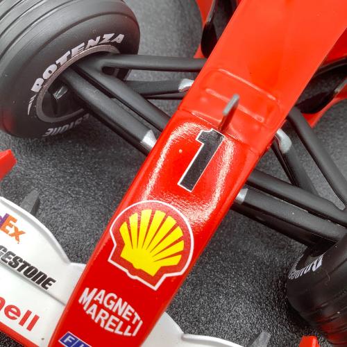 HOT WHEELS Ferrari F2001 #1 2001 WORLD CHAMPIONS MICHAEL