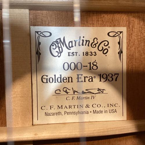 MARTIN (マーチン) アコースティックギター 2006年製 000-18GE Golden Era 1937