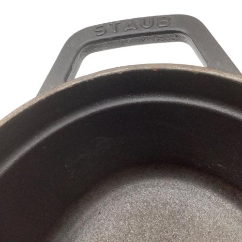 Staub (ストウブ) 両手鍋 SIZE 27cm ブラック ピコ・ココット・オーバル