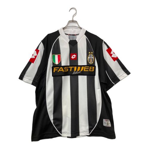 LOTTO (ロット) ゲームシャツ メンズ SIZE L ブラック×ホワイト