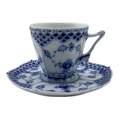 ROYAL COPENHAGEN (ロイヤル・コペンハーゲン) カップ&ソーサー カケ有 ブルーフルーテッド・フルレース