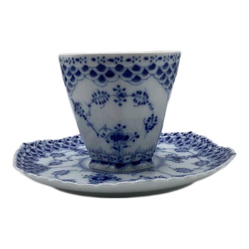 ROYAL COPENHAGEN (ロイヤル・コペンハーゲン) カップ&ソーサー カケ有 ブルーフルーテッド・フルレース