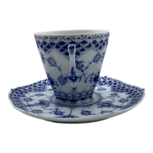 ROYAL COPENHAGEN (ロイヤル・コペンハーゲン) カップ&ソーサー カケ有 ブルーフルーテッド・フルレース