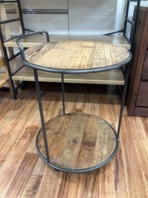 Knot antiques (ノットアンティークス) サイドテーブル ブラウン×ブラック